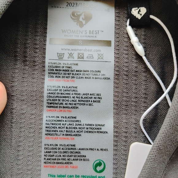 Womens Best Power Crop Top & Cycling Shorts - Picture 15 of 15